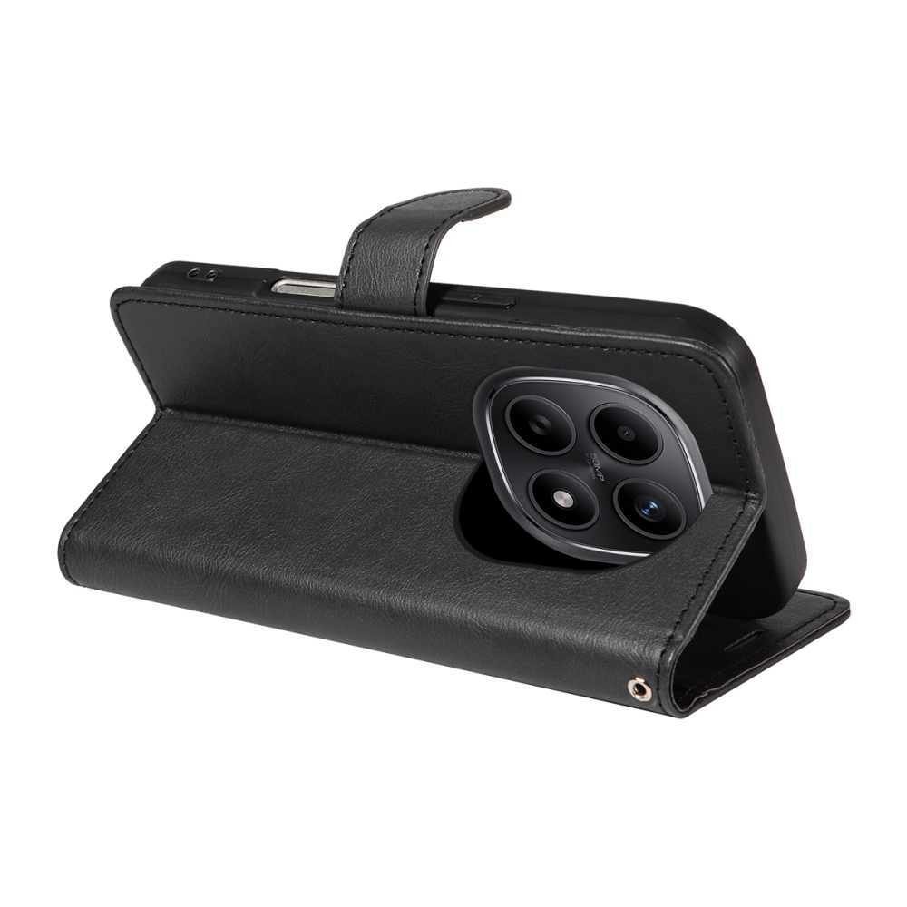 Vérrögök könyv tok Xiaomi Poco M8 5G/Redmi Note 15 5G/Note 15 4G - fekete