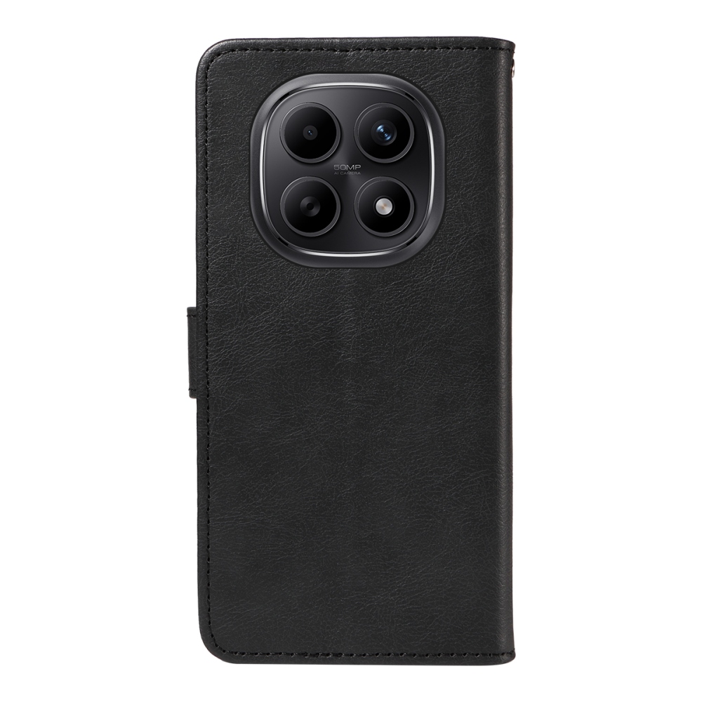 Vérrögök könyv tok Xiaomi Poco M8 5G/Redmi Note 15 5G/Note 15 4G - fekete