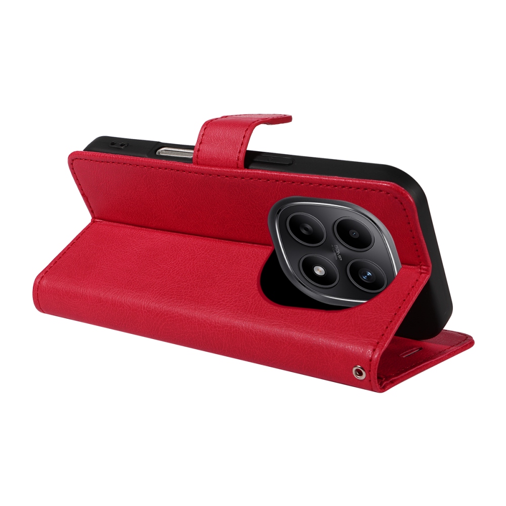 Vérrögök könyv tok Xiaomi Poco M8 5G/Redmi Note 15 5G/Note 15 4G - piros