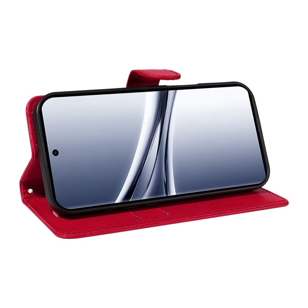 Vérrögök könyv tok Xiaomi Poco M8 5G/Redmi Note 15 5G/Note 15 4G - piros