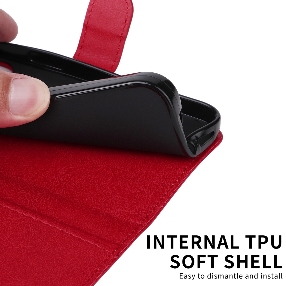 Vérrögök könyv tok Xiaomi Poco M8 5G/Redmi Note 15 5G/Note 15 4G - piros