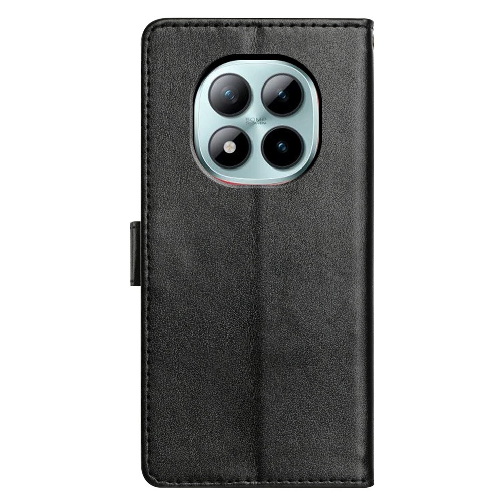 Vérrögök könyv tok Xiaomi Redmi Note 15 Pro+ 5G/Xiaomi Poco M8 Pro 5G - fekete