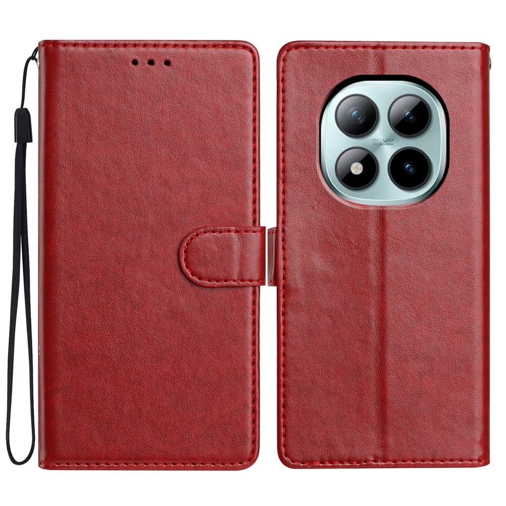 Vérrögök könyv tok Xiaomi Redmi Note 15 Pro+ 5G/Xiaomi Poco M8 Pro 5G - piros