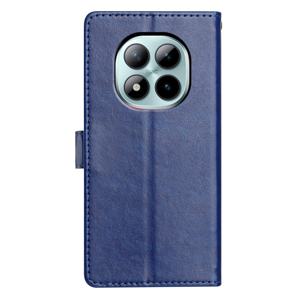 Vérrögök könyv tok Xiaomi Redmi Note 15 Pro+ 5G/Xiaomi Poco M8 Pro 5G - kék