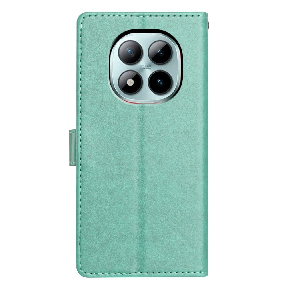 Vérrögök könyv tok Xiaomi Redmi Note 15 Pro+ 5G/Xiaomi Poco M8 Pro 5G - teal - teal