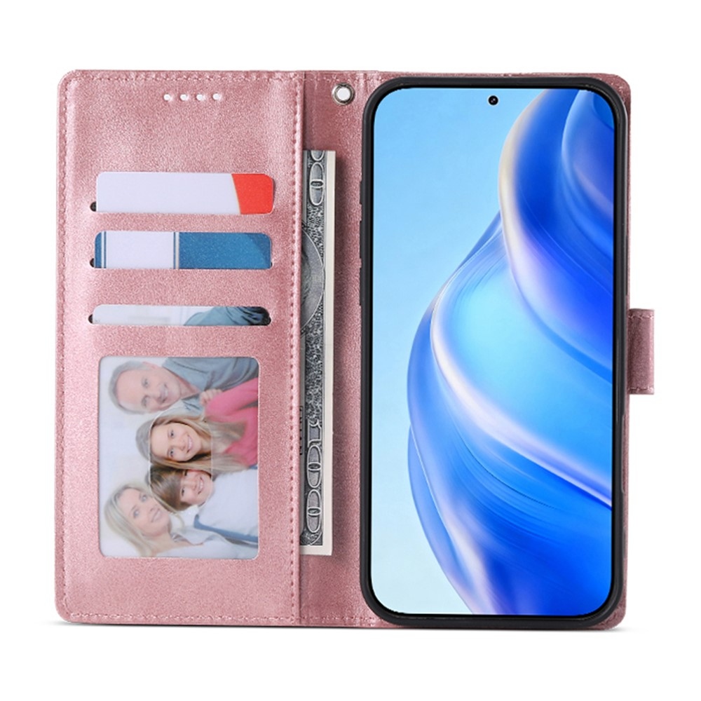 Clots könyvformájú tok a Xiaomi Redmi Note 17 4G/5G-hez – rózsaszín