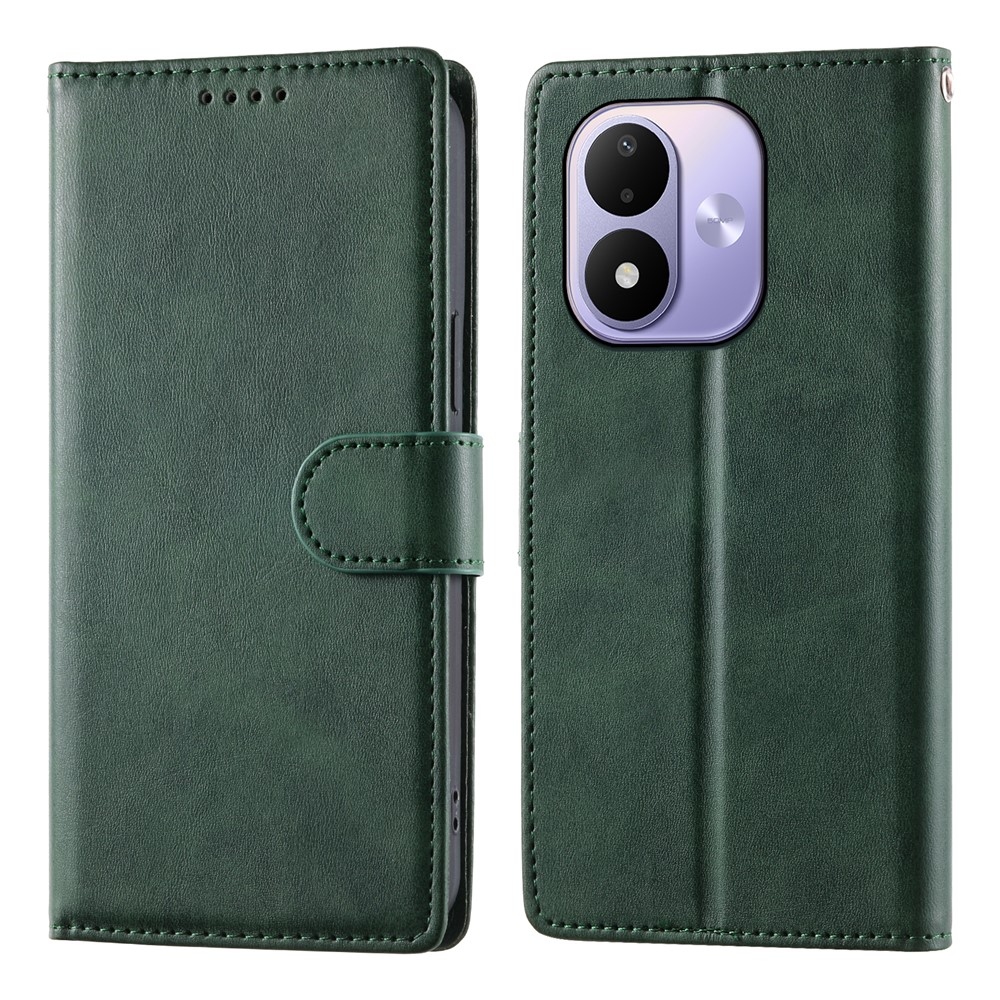 Clots könyvformájú tok a Xiaomi Redmi Note 17 4G/5G-hez – zöld