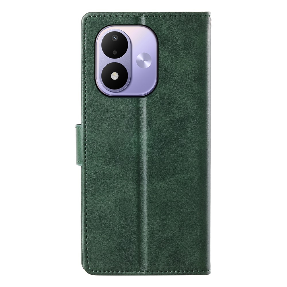 Clots könyvformájú tok a Xiaomi Redmi Note 17 4G/5G-hez – zöld