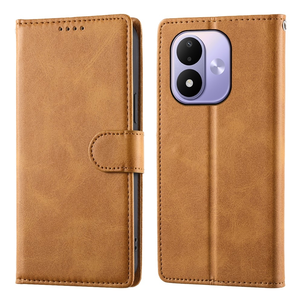 Clots könyvformájú tok a Xiaomi Redmi Note 17 4G/5G-hez – sárga