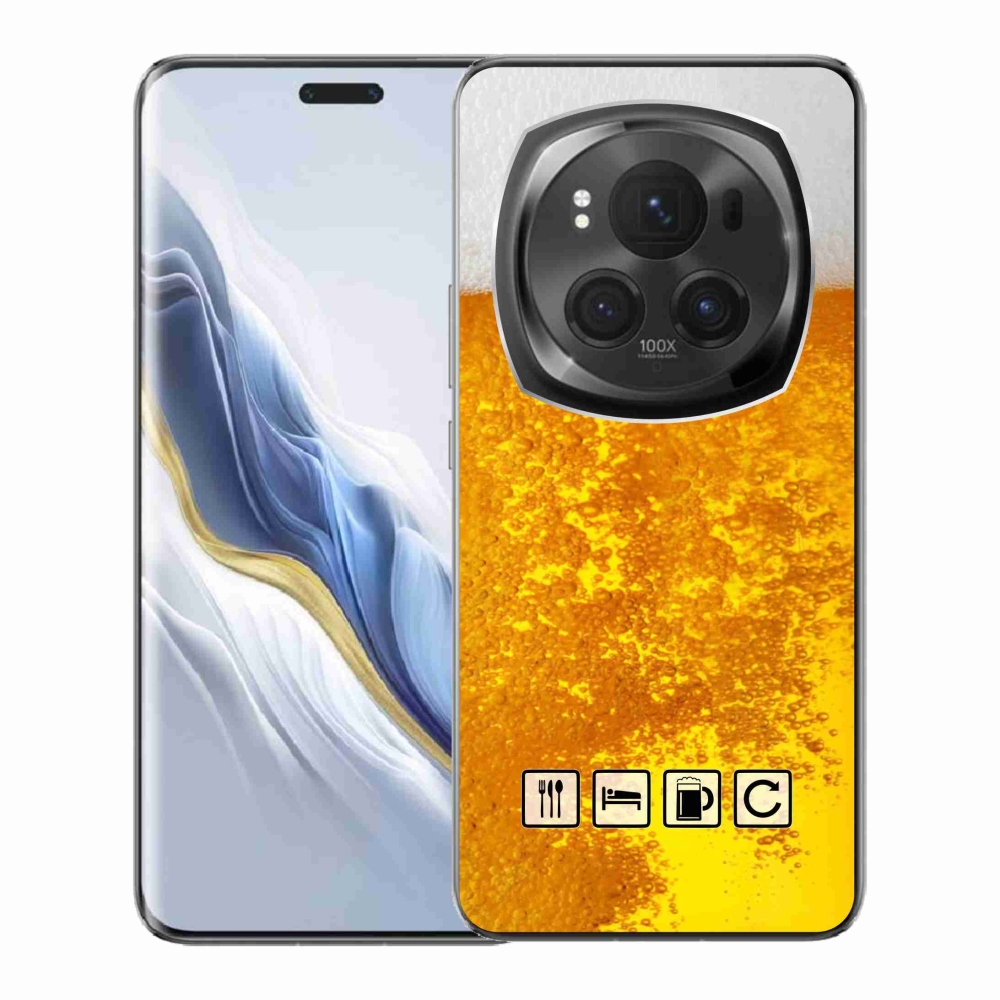 Gél borítás mmCase a Honor Magic 6 Pro 5G számára - sör motívum 3
