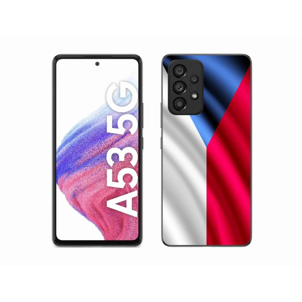 Gél védőhuzat mmCase Samsung Galaxy A53 5G - cseh zászlóhoz