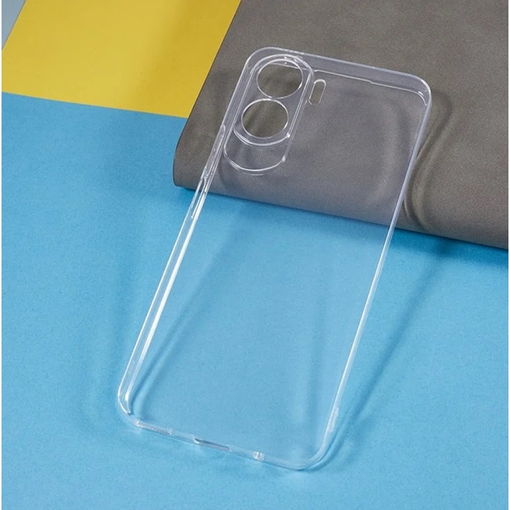 Vékony átlátszó zselés tok a Honor 90 Lite készülékhez - átlátszó