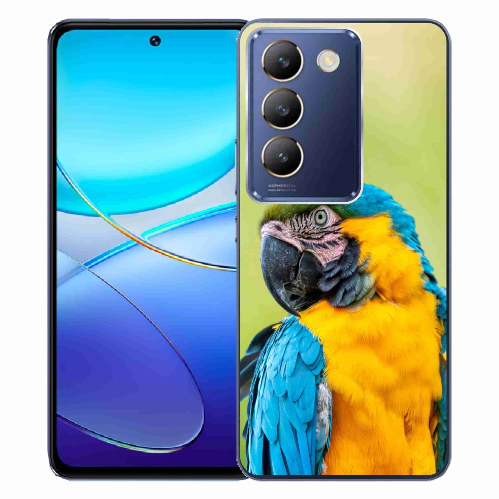 Gél tok mmCase a Vivo V40 SE 4G/5G készülékhez - papagáj ara 2