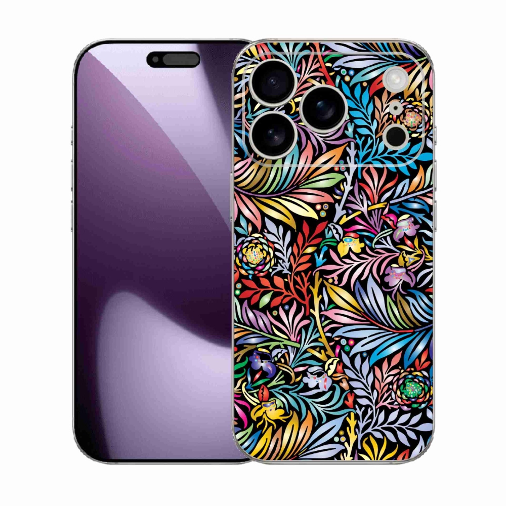 Zselés borítás mmCase iPhone 17 Pro készülékhez - virágok 5