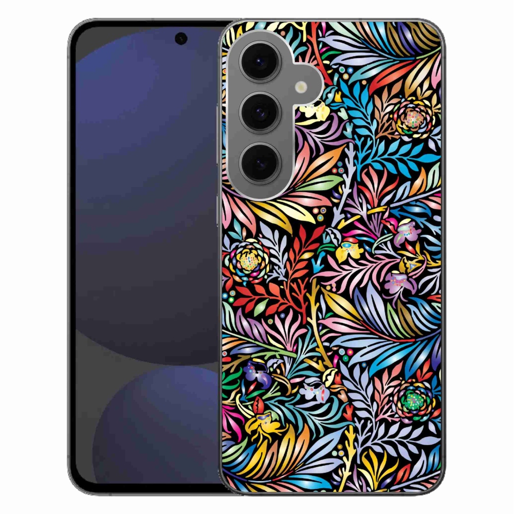 Gél védőhuzat mmCase Samsung Galaxy S24 FE - virágok 5