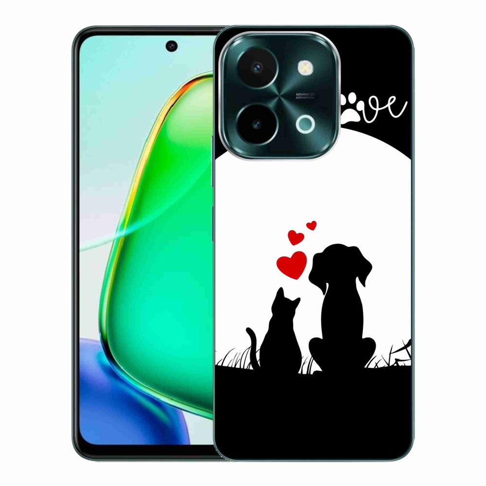 Gél tok mmCase a Vivo Y28-hoz - állati szeretet