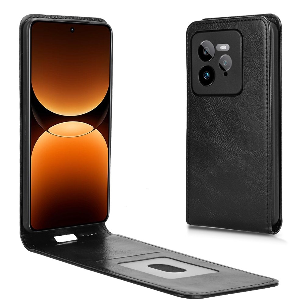 Vert flip tok a Realme GT 7 Pro 5G készülékhez - fekete