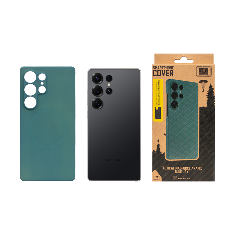 Taktikai MagForce Aramid borító Samsung Galaxy S25 Ultra Blue Jay számára