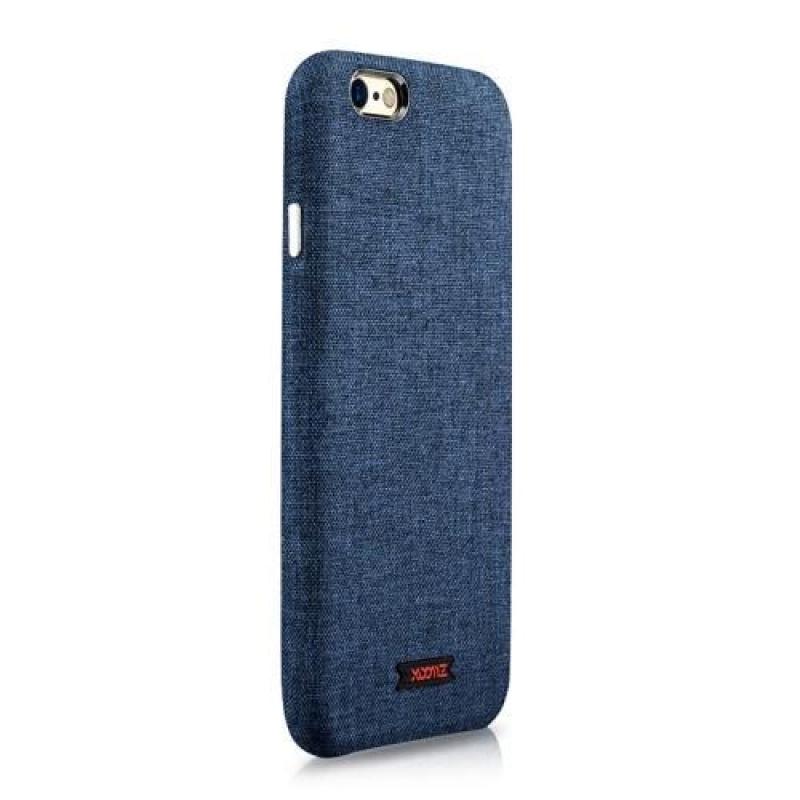 Coaty műanyag tok PU bőrrel borítva iPhone 6 Plus és 6s Plus készülékhez - kék