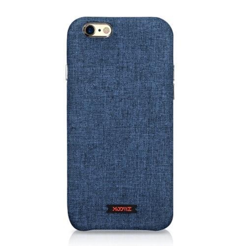 Coaty műanyag tok PU bőrrel borítva iPhone 6 Plus és 6s Plus készülékhez - kék