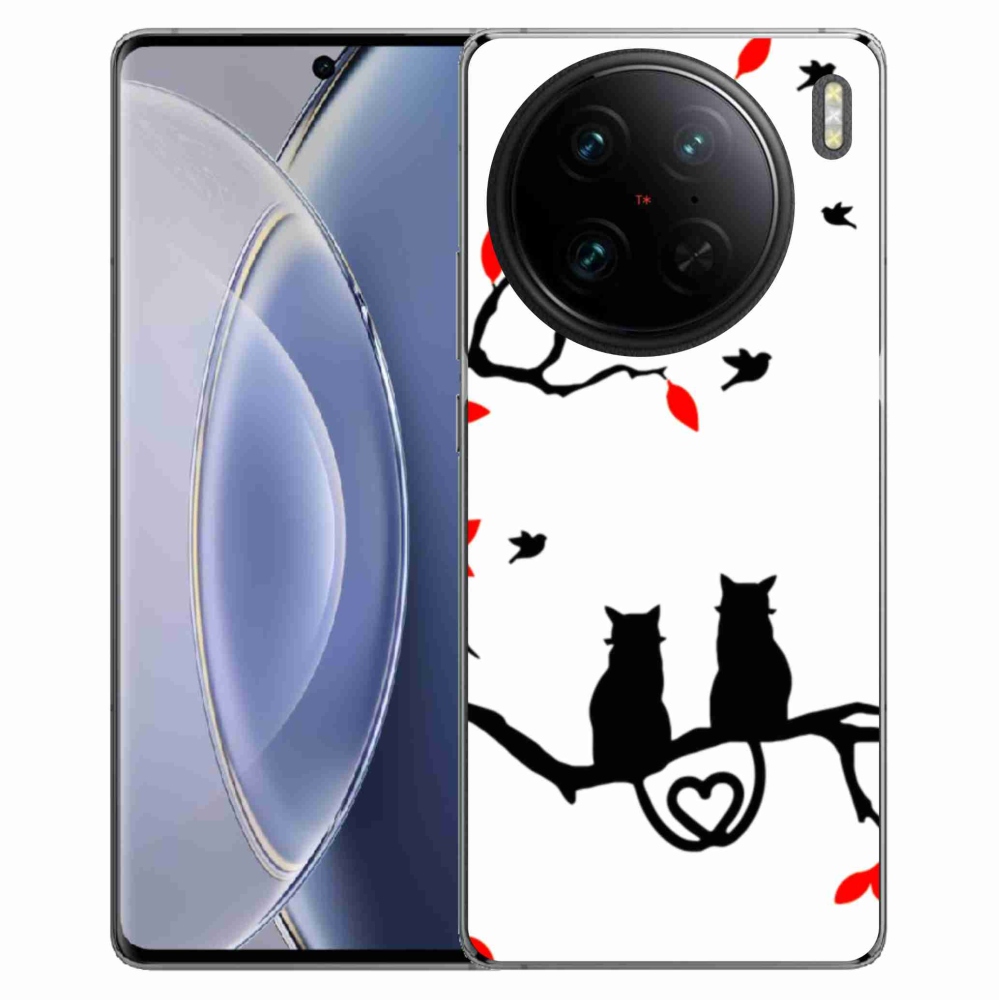 Gél borítás mmCase a Vivo X90 Pro készülékhez - macskaszerelem