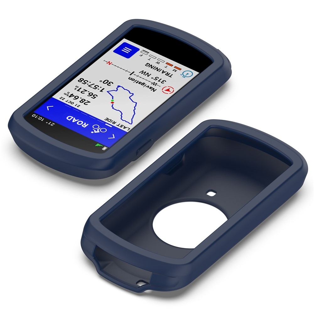 Szilikon tok Garmin Edge 1040 GPS kerékpáros komputerhez - kék