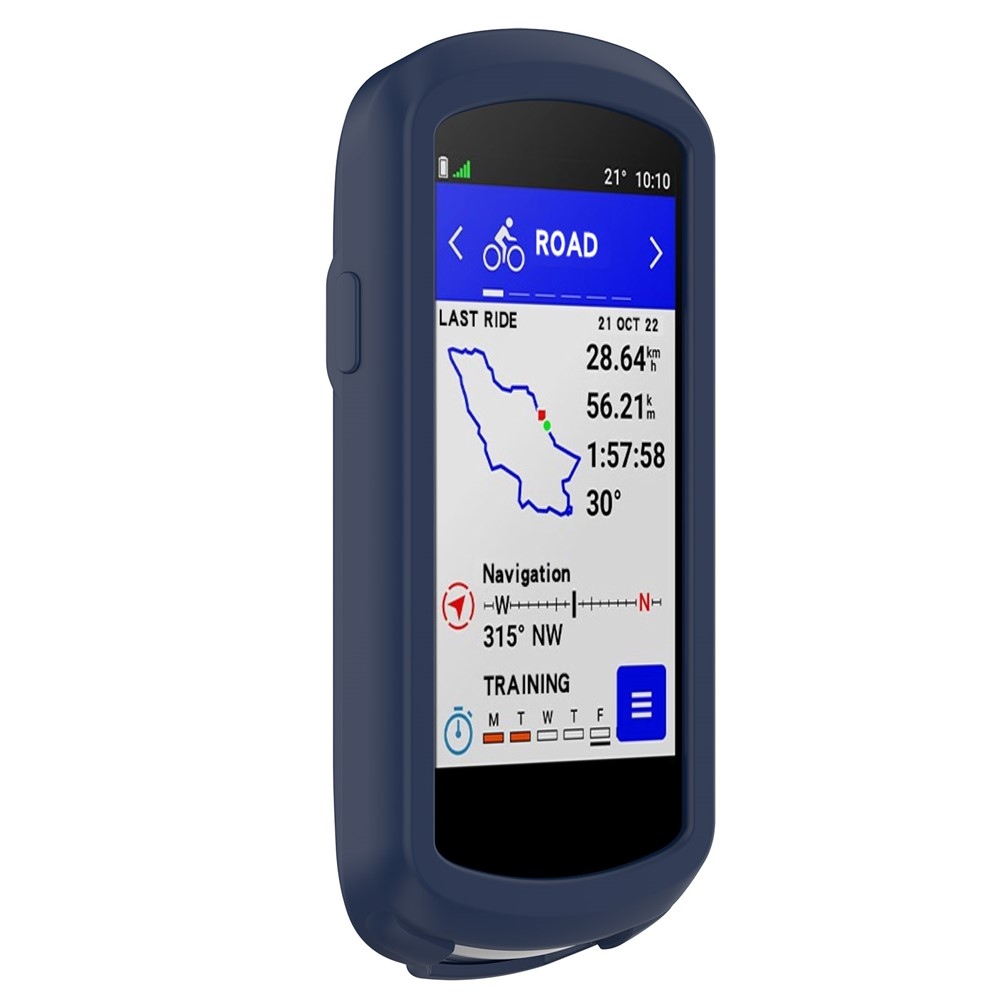 Szilikon tok Garmin Edge 1040 GPS kerékpáros komputerhez - kék
