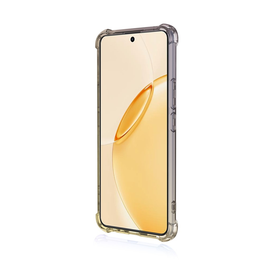 Colore tartós zselés tok megerősített sarkokkal a Realme 16 Pro+ 5G készülékhez - fekete/arany