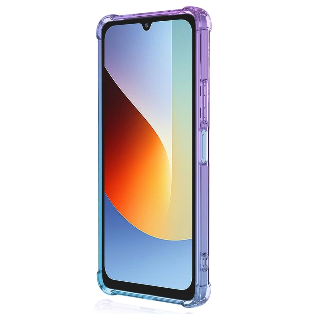 Colore tartós gél tok megerősített sarkokkal Xiaomi Redmi A7 Pro készülékhez - lila/kék