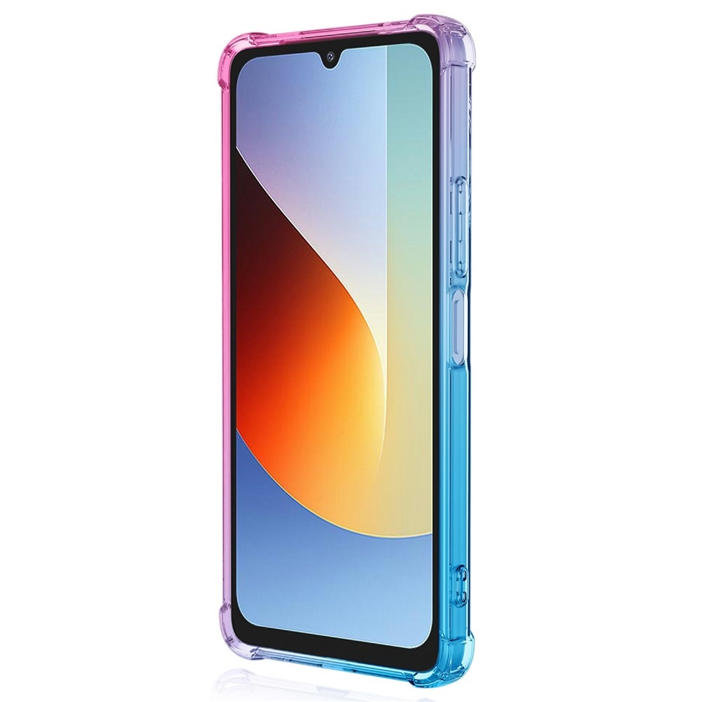 Colore tartós zselés tok megerősített sarkokkal Xiaomi Redmi A7 Pro készülékhez - kék/rózsaszín