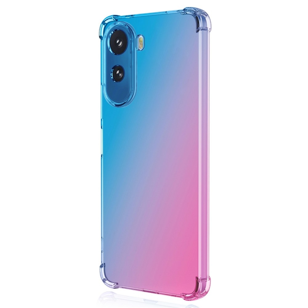 Colore tartós zselés tok megerősített sarkokkal Xiaomi Redmi A7 Pro készülékhez - kék/rózsaszín