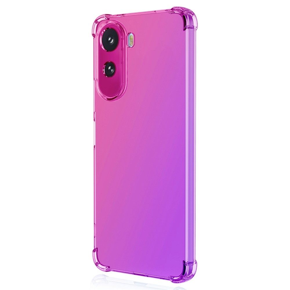 Colore tartós zselés tok megerősített sarkokkal Xiaomi Redmi A7 Pro készülékhez - rózsaszín/lila