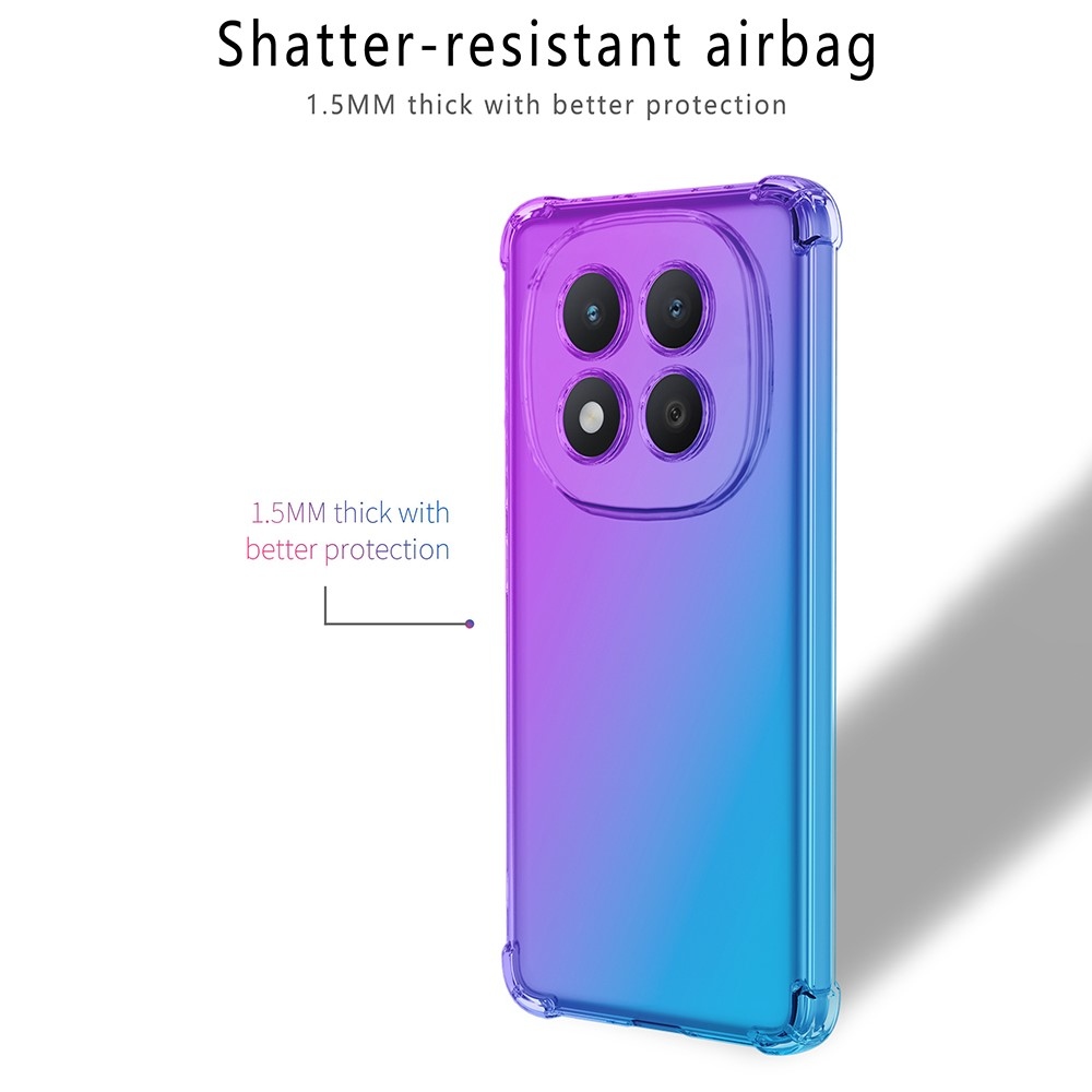 Colore tartós zselés tok megerősített sarkokkal Xiaomi Redmi Note 15 Pro+ 5G/Xiaomi Poco M8 Pro 5G - lila/kék