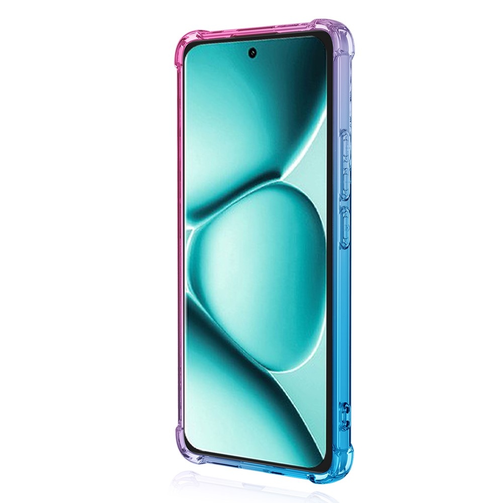 Colore tartós zselés tok megerősített sarkokkal Xiaomi Redmi Note 15 Pro+ 5G/Xiaomi Poco M8 Pro 5G - kék/rózsaszín