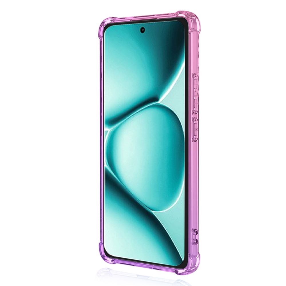 Colore tartós zselés tok megerősített sarkokkal Xiaomi Redmi Note 15 Pro+ 5G/Xiaomi Poco M8 Pro 5G - rózsaszín/lila