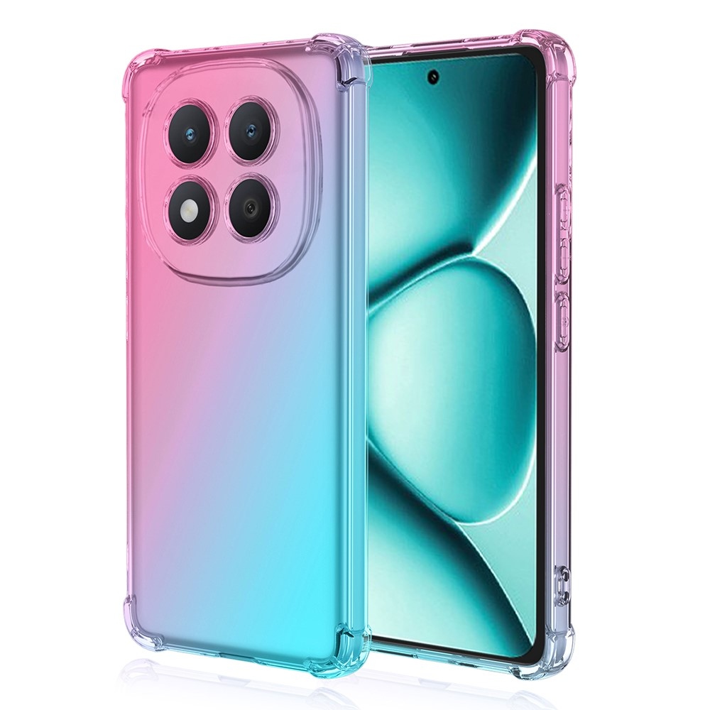 Colore tartós zselés tok megerősített sarkokkal Xiaomi Redmi Note 15 Pro+ 5G/Xiaomi Poco M8 Pro 5G - rózsaszín/zöld