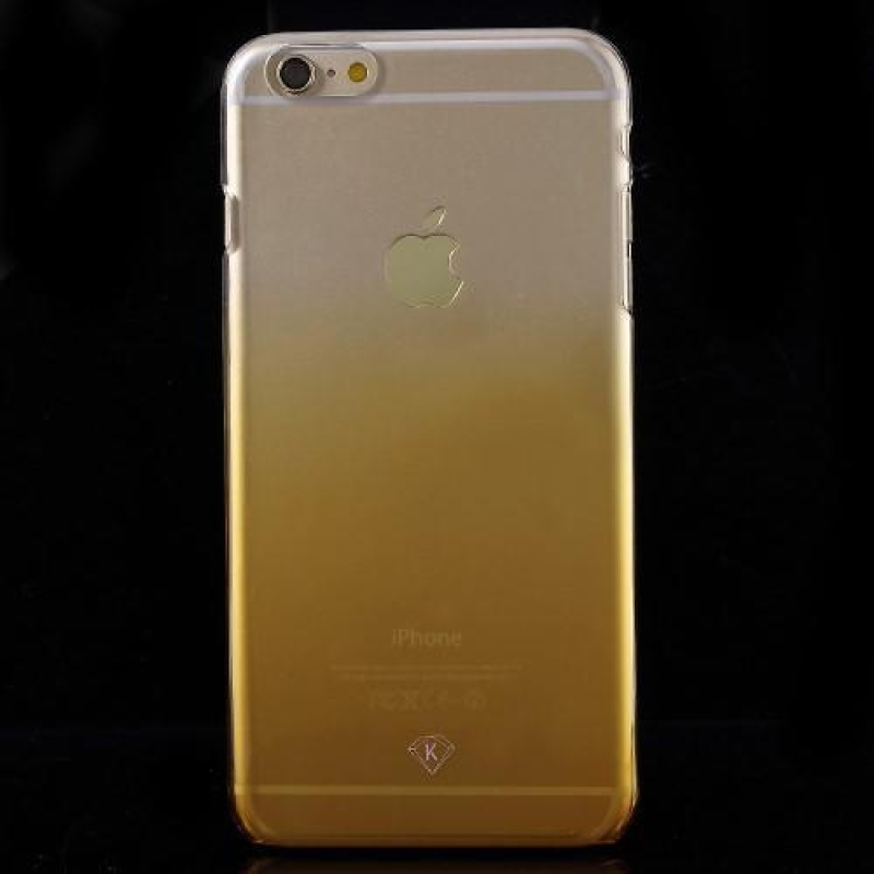 Colory műanyag tok iPhone 6 Plus és 6s Plus készülékhez - sárga