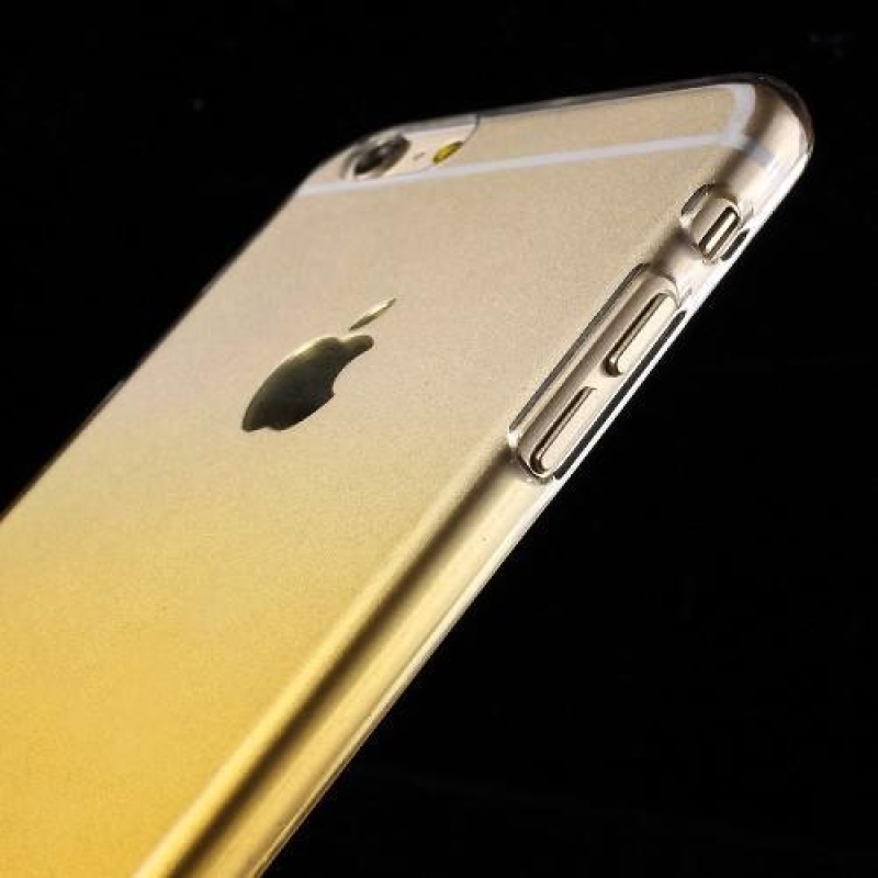 Colory műanyag tok iPhone 6 Plus és 6s Plus készülékhez - sárga