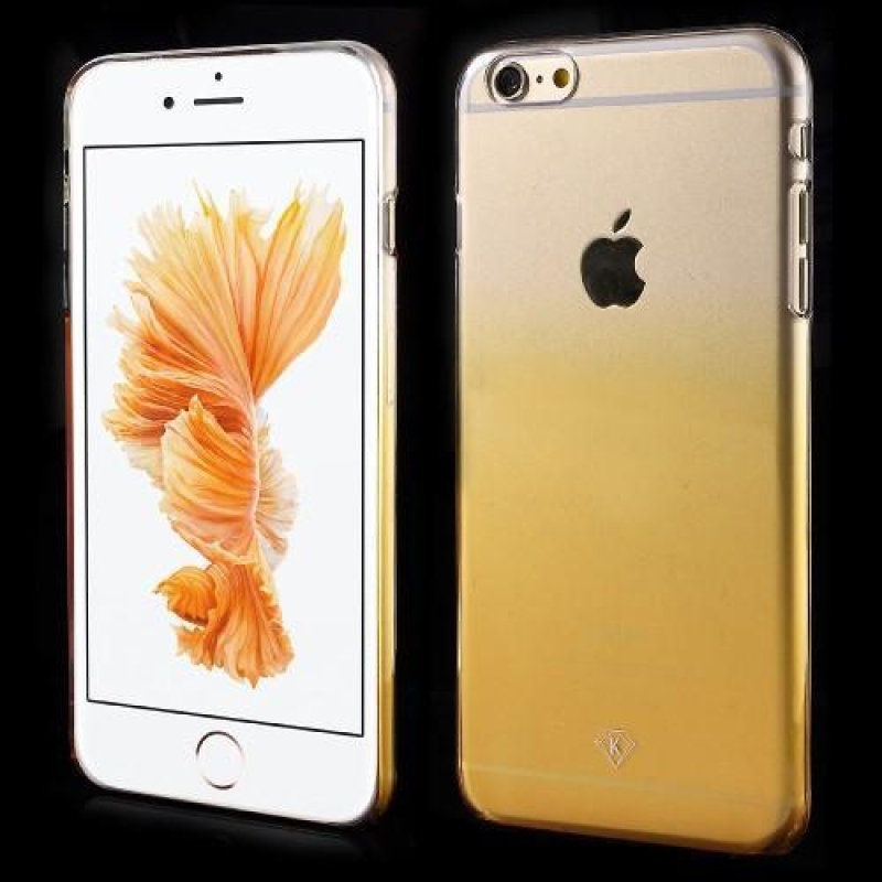 Colory műanyag tok iPhone 6 Plus és 6s Plus készülékhez - sárga