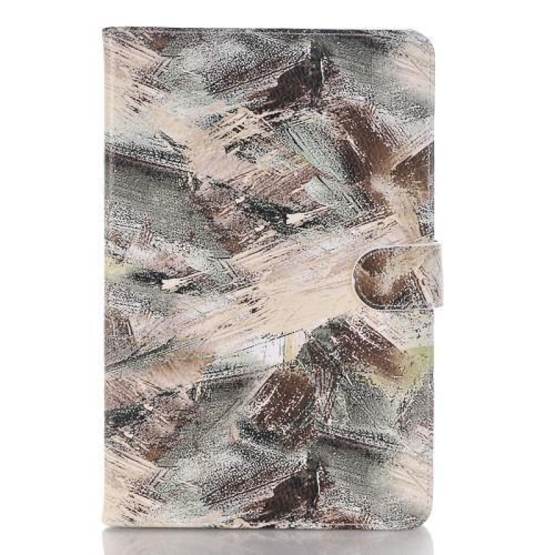 Colory PU bőr könyvtáska iPad mini 4 készülékhez - szürke