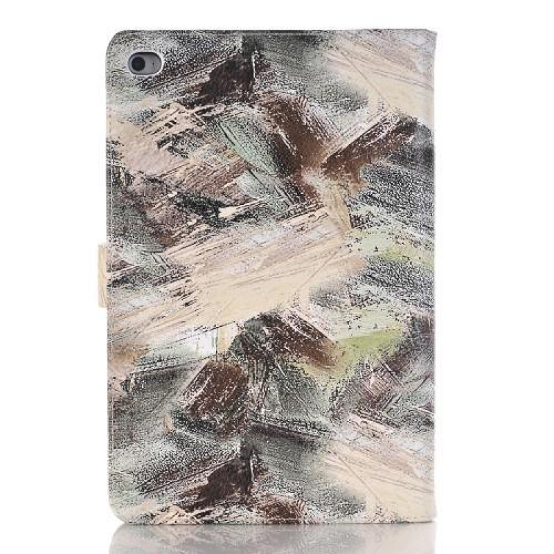 Colory PU bőr könyvtáska iPad mini 4 készülékhez - szürke