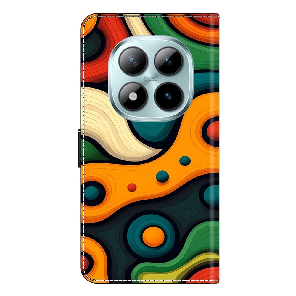 Compart könyv tok Xiaomi Poco M8 5G/Redmi Note 15 5G/Note 15 4G - absztrakt 1