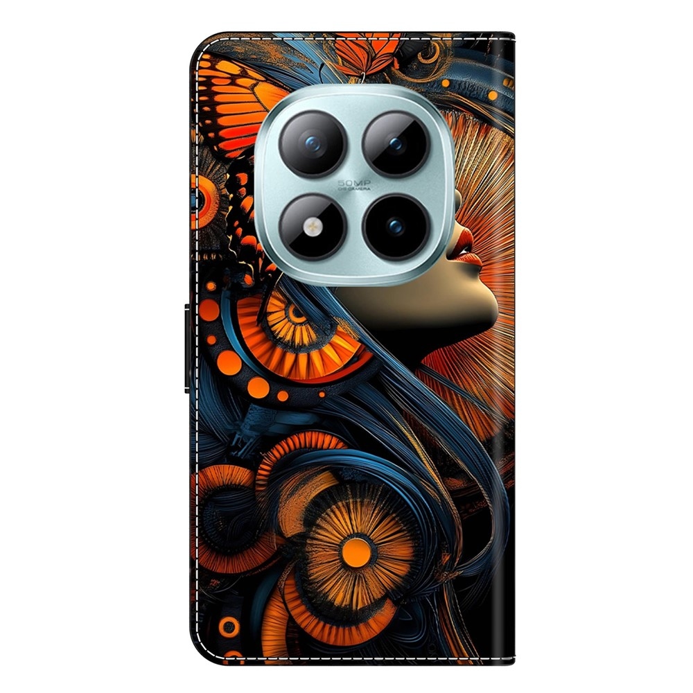 Compart könyv tok a Xiaomi Poco M8 5G/Redmi Note 15 5G/Note 15 4G - lány pillangókkal