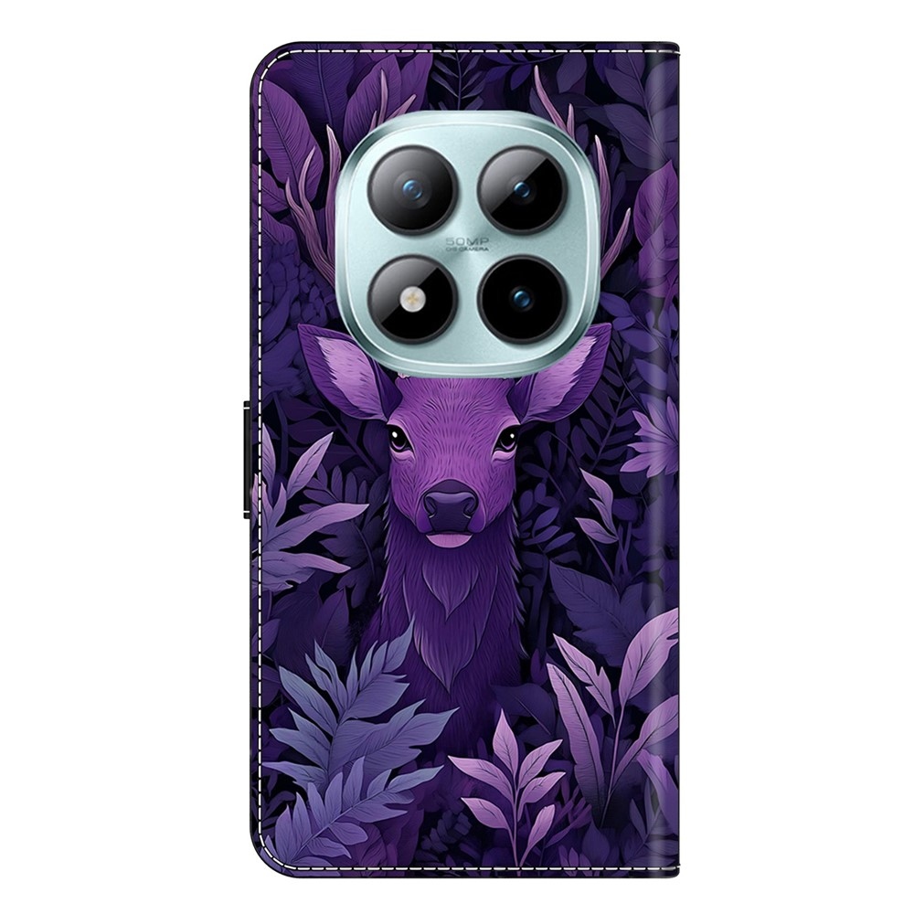 Compart könyv tok Xiaomi Poco M8 5G/Redmi Note 15 5G/Note 15 4G - lila szarvas