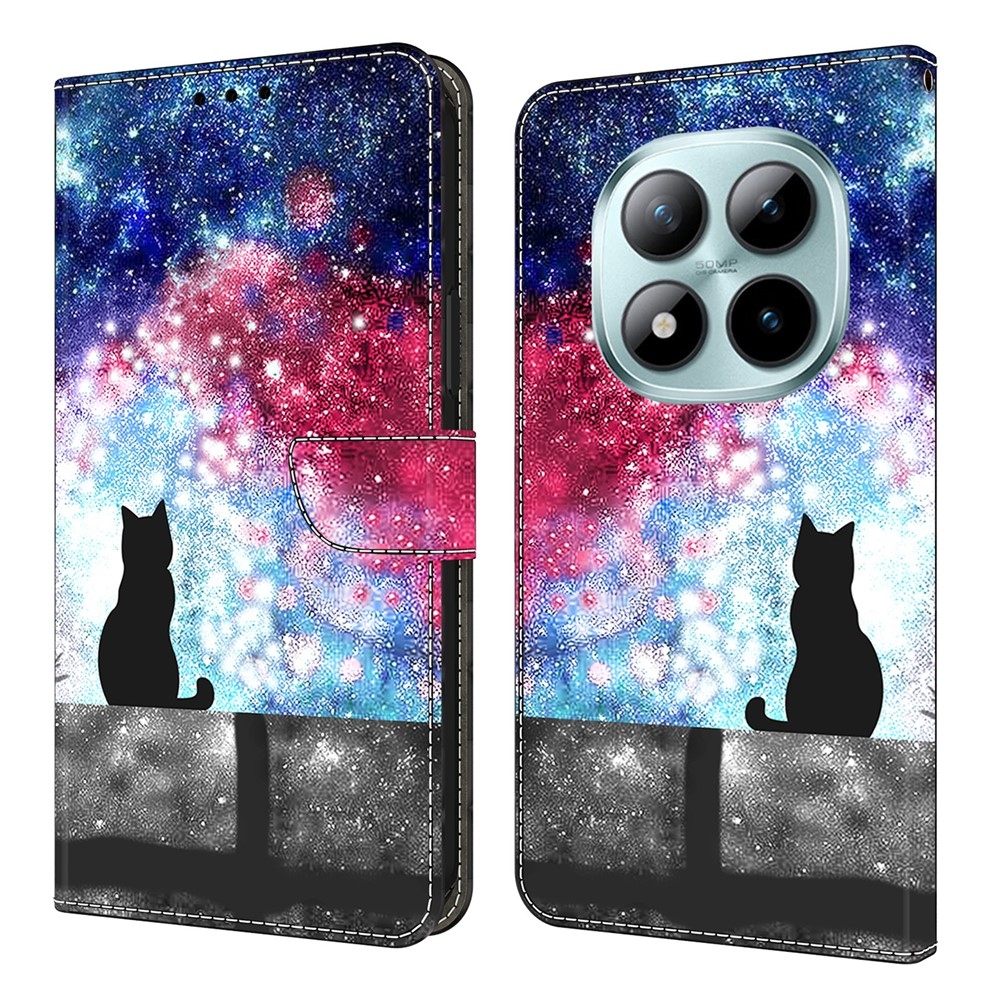 Compart könyv tok Xiaomi Poco M8 5G/Redmi Note 15 5G/Note 15 4G - macska és égbolt