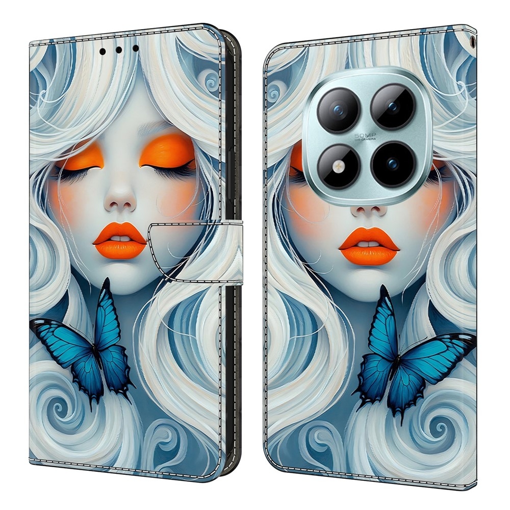 Compart könyv tok Xiaomi Poco M8 5G/Redmi Note 15 5G/Note 15 4G - hó nő számára