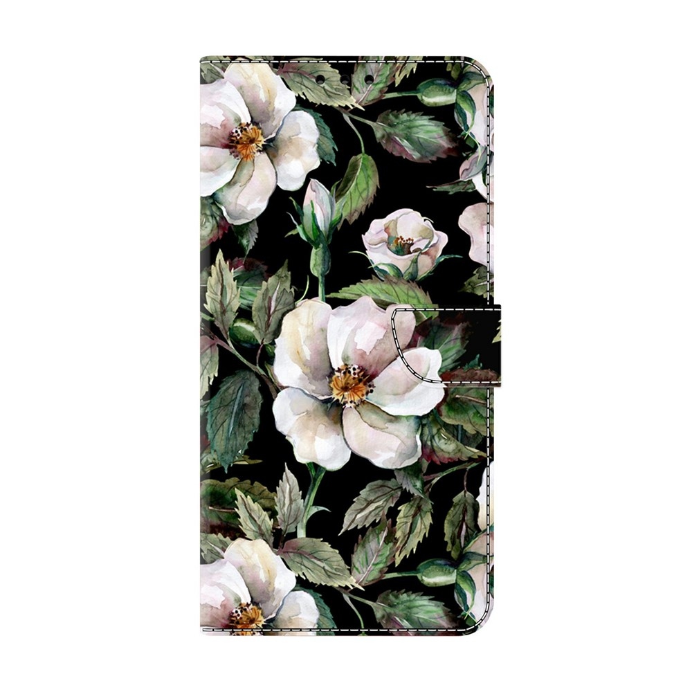 Compart könyv tok Xiaomi Redmi A7 Pro - fehér virágok