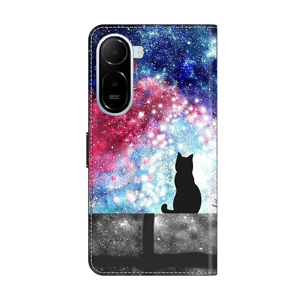 Compart könyv tok a Xiaomi Redmi A7 Pro-hoz - macska és égbolt