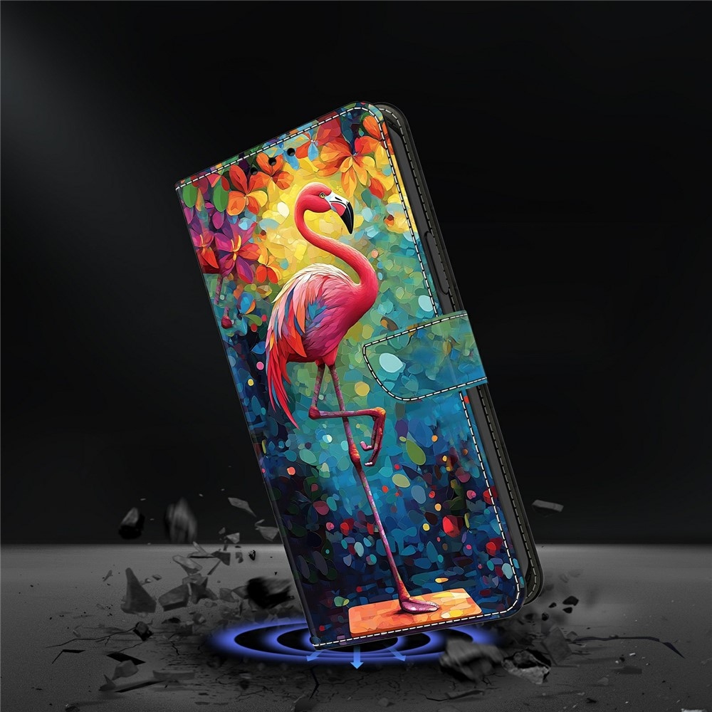 Compart könyv tok a Xiaomi Redmi A7 Pro-hoz - flamingó