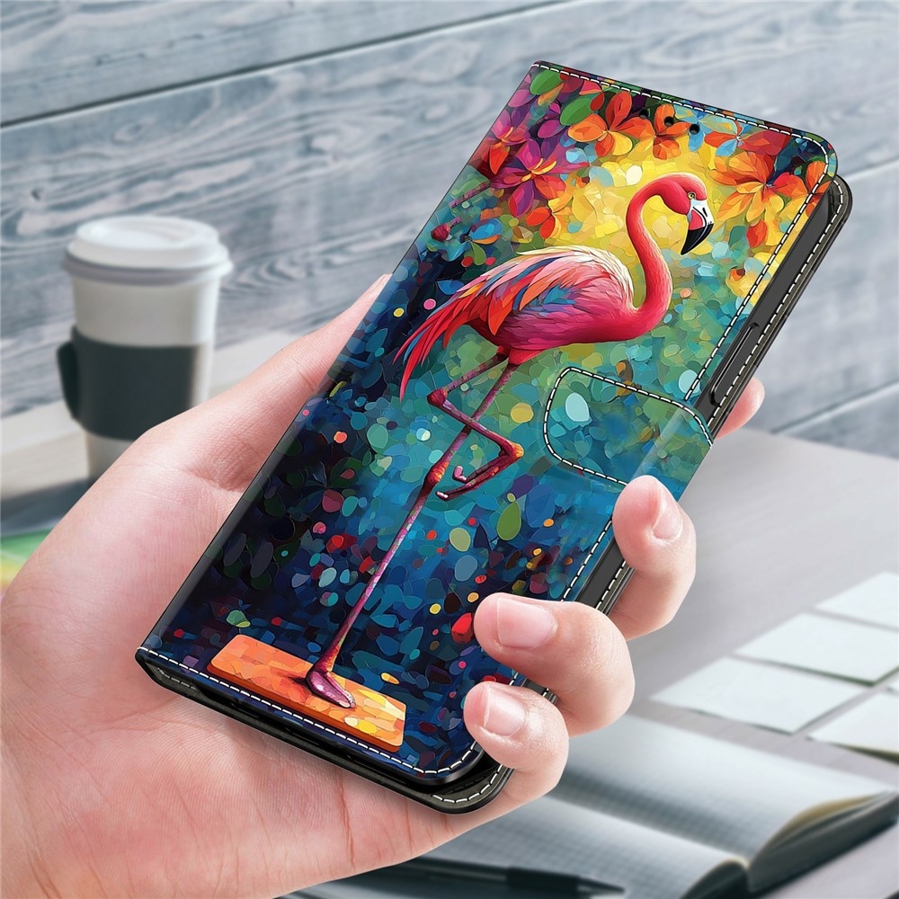 Compart könyv tok a Xiaomi Redmi A7 Pro-hoz - flamingó